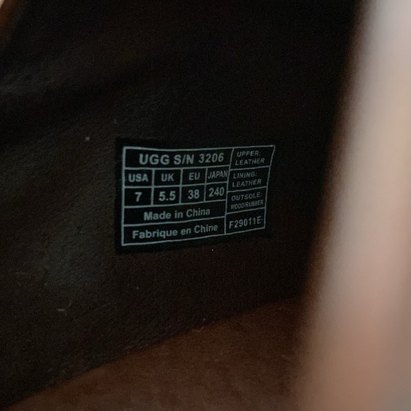 UGG Brown Kaylee Clog Size 7 - Picture 10 of 10